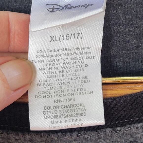 VINTAGE Disney Minnie Mouse Womens Size XL Grey Long Sleeve Sweater Minnie - Picture 5 of 5